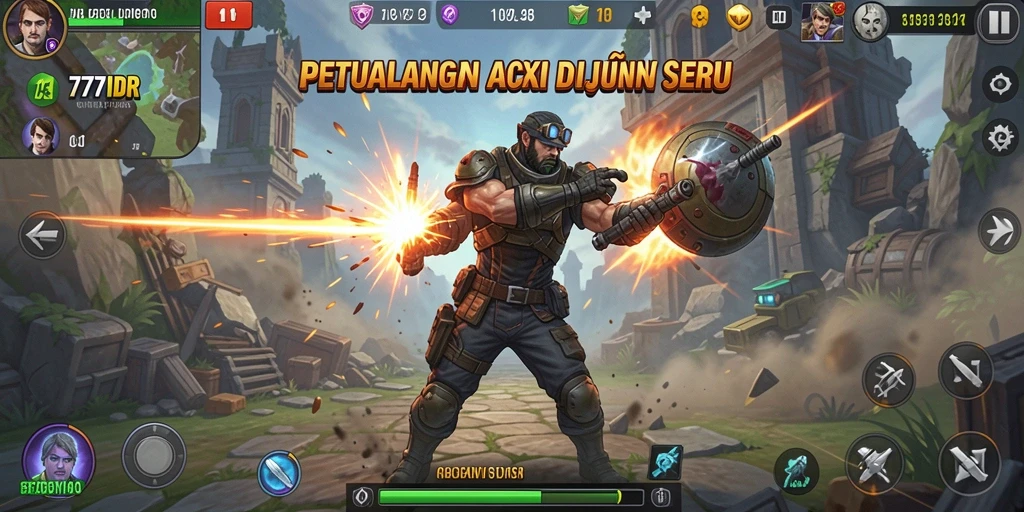 Tampilan gameplay seru dari 777IDR dengan aksi yang mendebarkan.