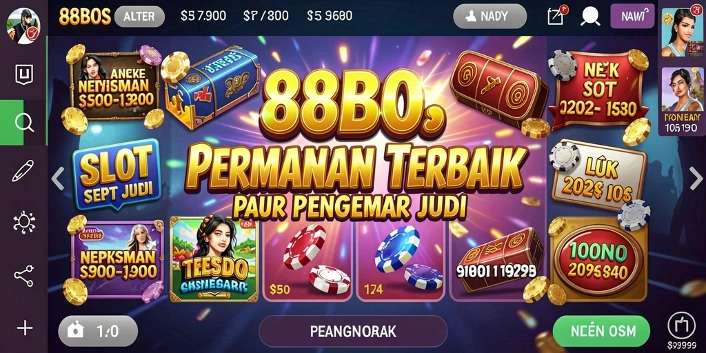 Tampilan menarik saat bermain slot di 88BOS.