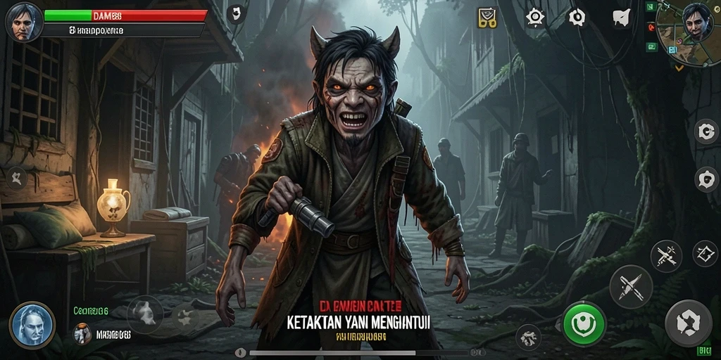 Gameplay yang mencekam dalam suasana horror yang menyelimuti.