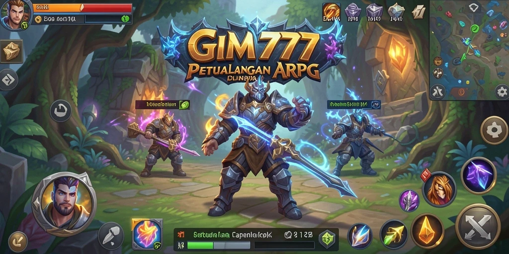 Gameplay seru dalam dunia petualangan ARPG GIM777.