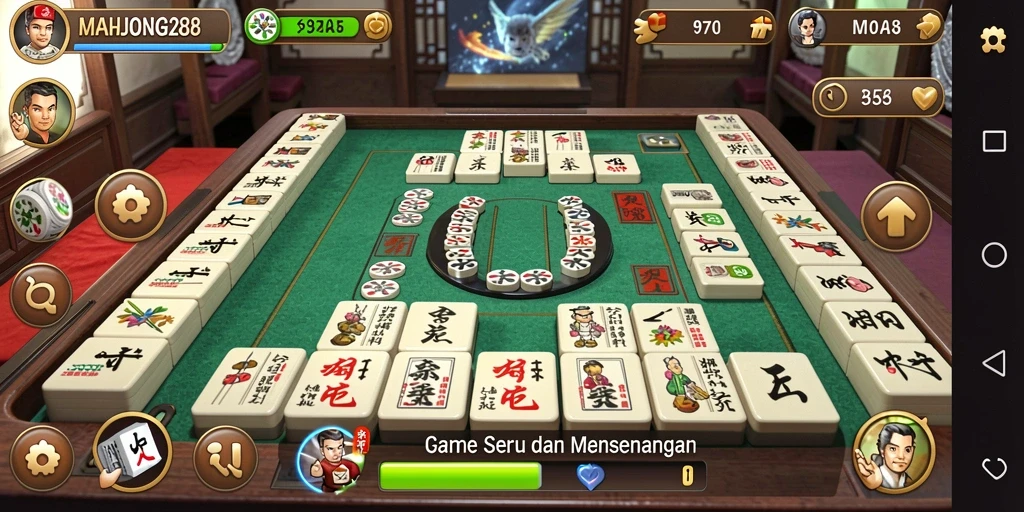 Tampilan gameplay Bingo yang seru dari MAHJONG288.