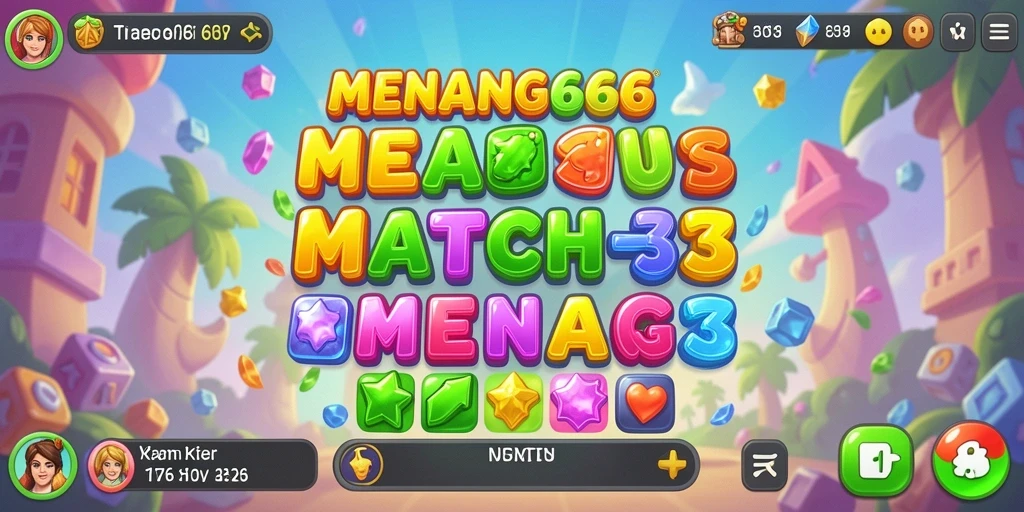 Screenshot gameplay MENANG666 yang penuh warna dan menarik.