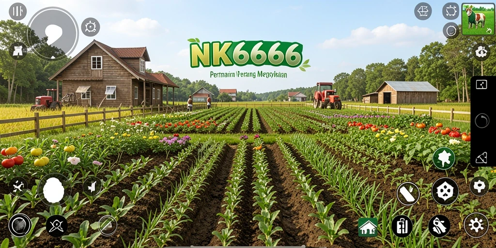 Tampilan gameplay NK666 yang menarik dan seru dalam bertani.